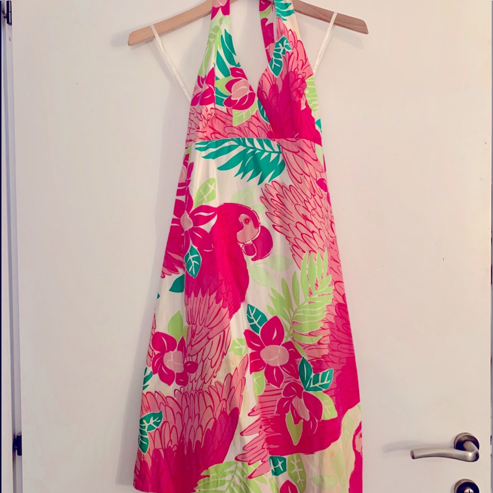 Lilly Pulitzer Ports of Caw Halter Dress